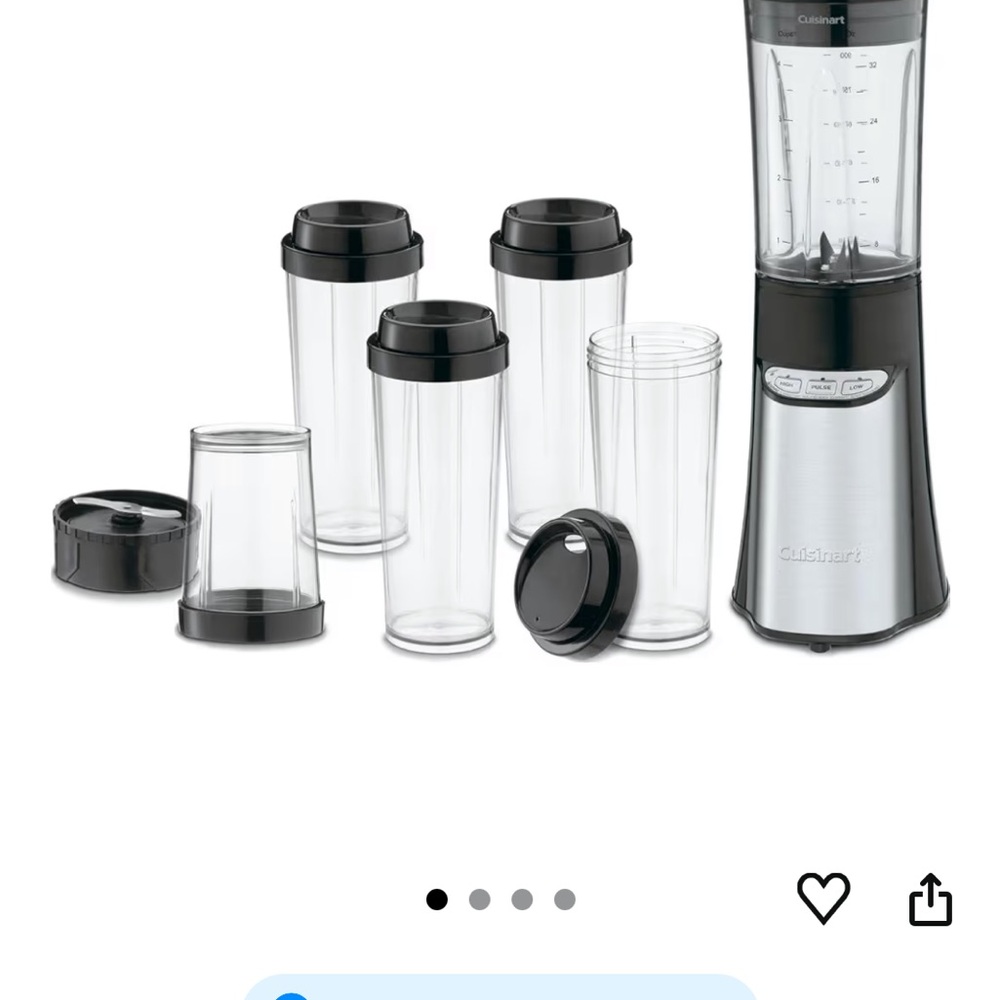 Cuisinart Black and Silver Blender Set